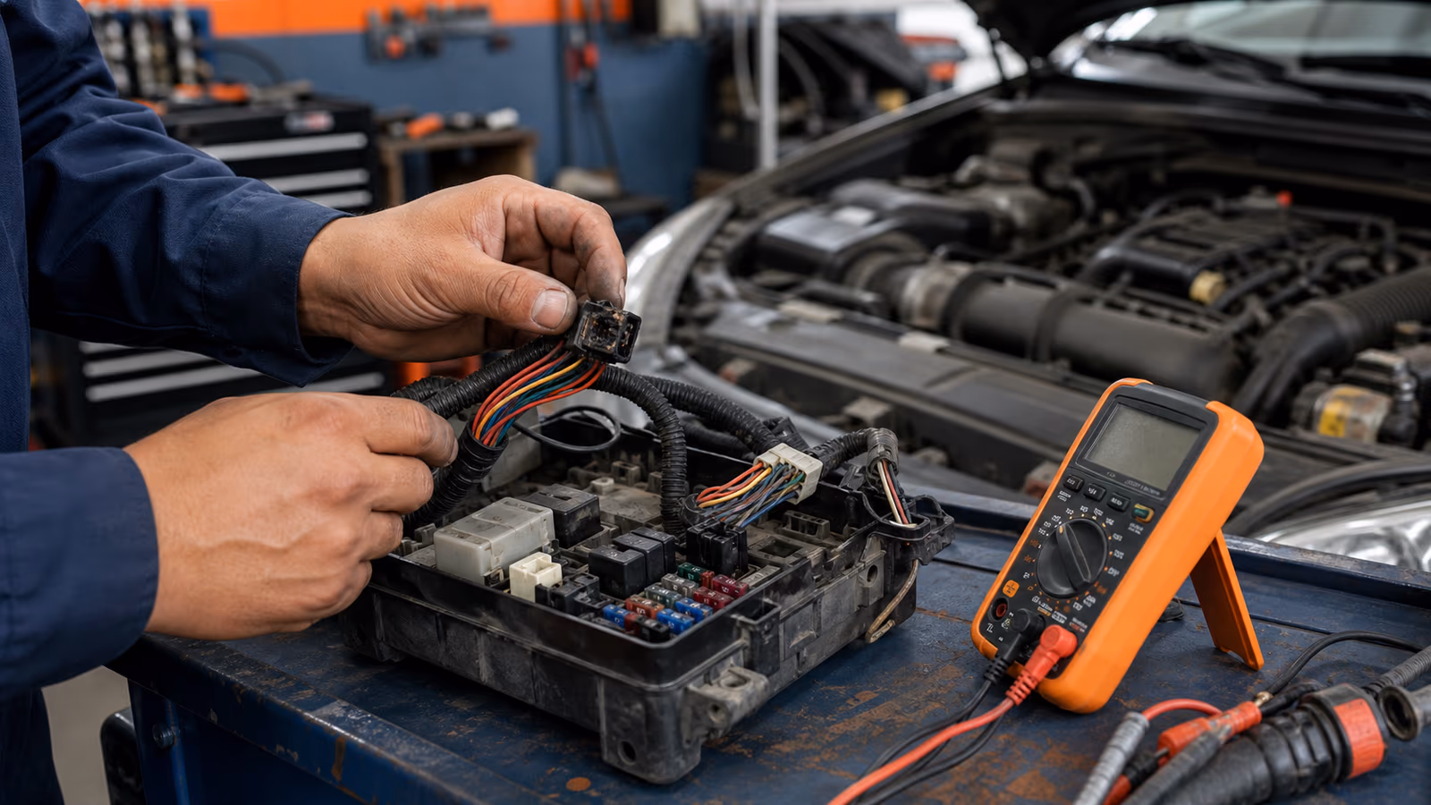 Dónde revisar olor a quemado eléctrico en el carro en Auto Eléctrica Coronado
