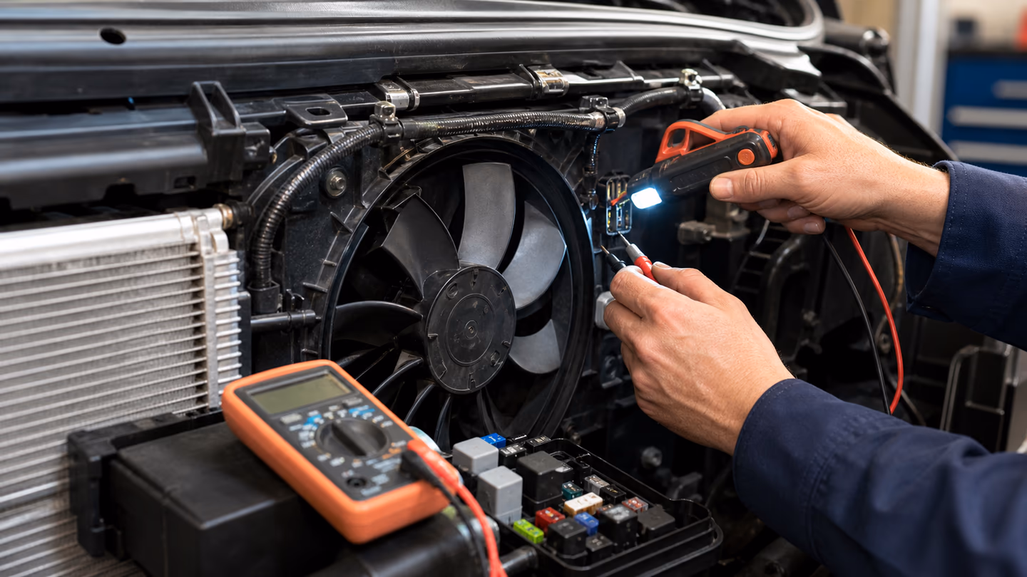Dónde revisar ventilador del radiador que no enciende en Ciudad Juárez en Auto Eléctrica Coronado