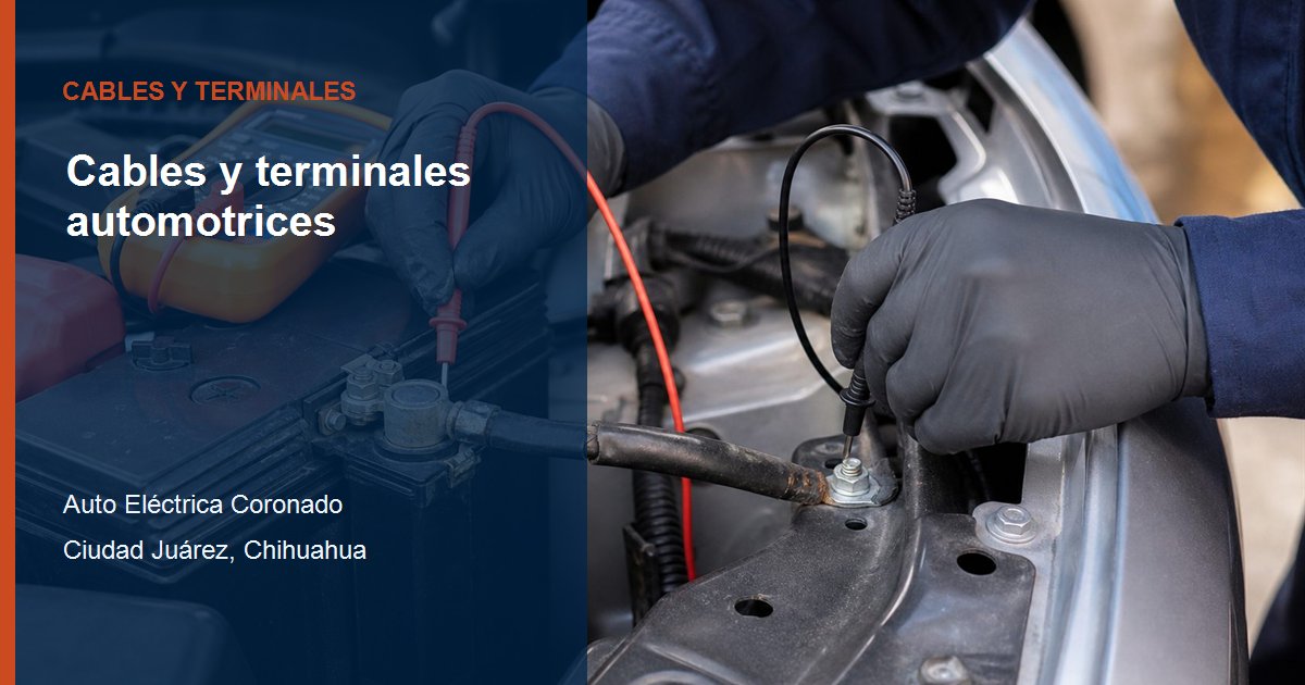 Terminales Auto Cables y terminales automotrices | Coronado
