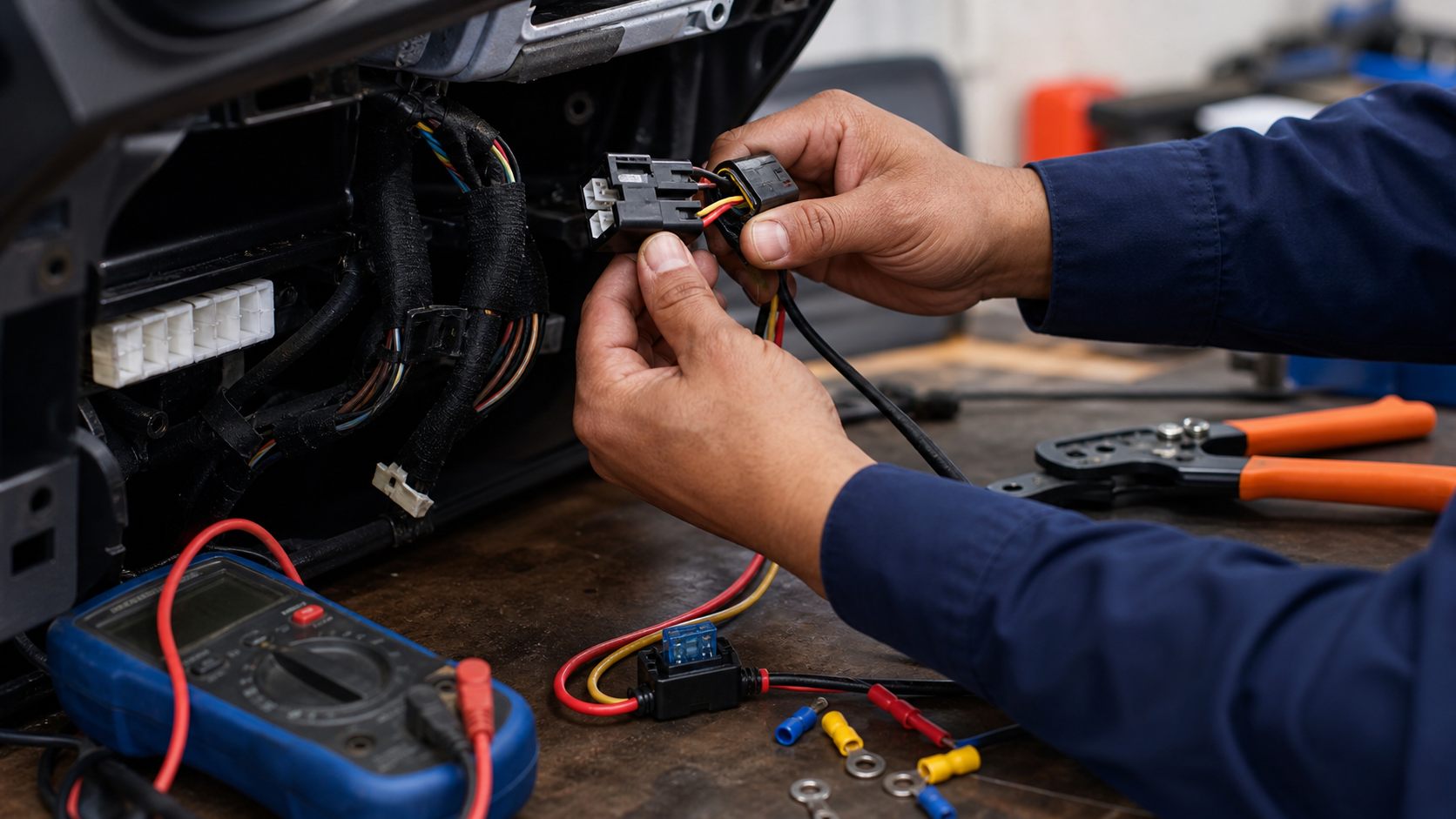 Instalación eléctrica en Auto Eléctrica Coronado Ciudad Juárez